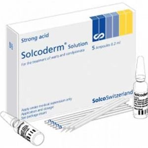 Препарат Солкодерм: інструкція по застосуванню проти папілом і кондилом, складу препарату, відгуки