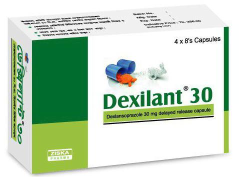 Особливості лікування гастриту препаратом Дексилант