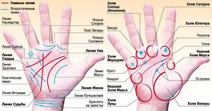 Значення родимок на долоні: що означають в хіромантії знаки на лівій і правій руці, на запясті