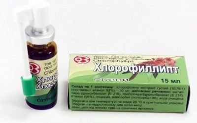Застосування Хлорофіліпту при тонзиліті