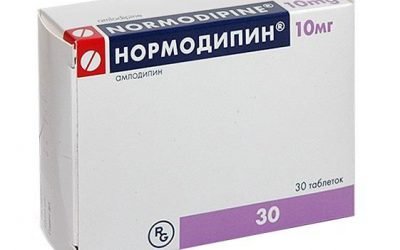 Нормодипин — гіпотензивну та антиангінальну ліки, інструкція по застосуванню