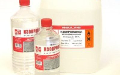 Спирт ізопропіловий — застосування, шкідливий для здоров’я людини і в чому шкода ізопропанолу